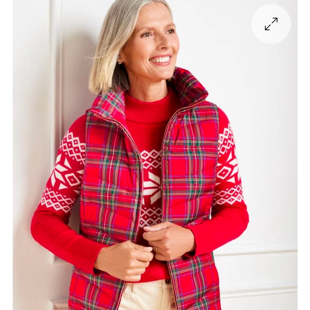 Royal Stewart Tartan puffer vest